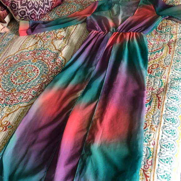 Multicolor Kaftan Coverup NEW - Picture 8 of 16